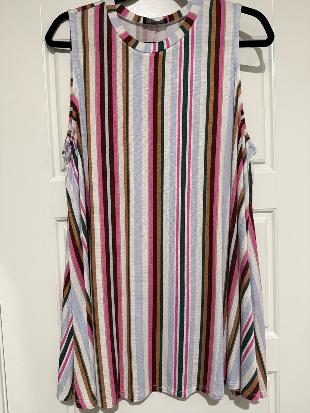 Lane Bryant Multistripe Sleeveless Tunic
